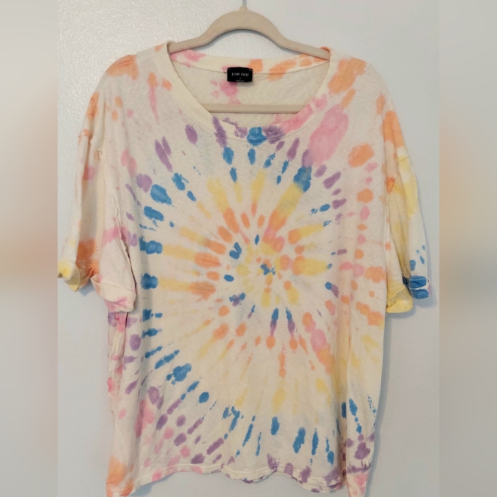 Colorful Tie-Dye T-Shirt By Blank Paige Size M